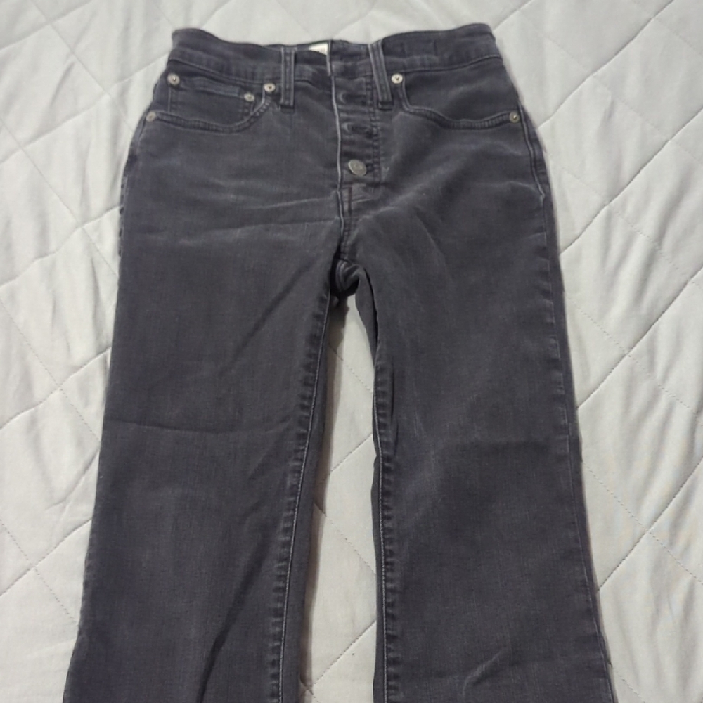 Madewell Women's Charcoal Boot Jean
